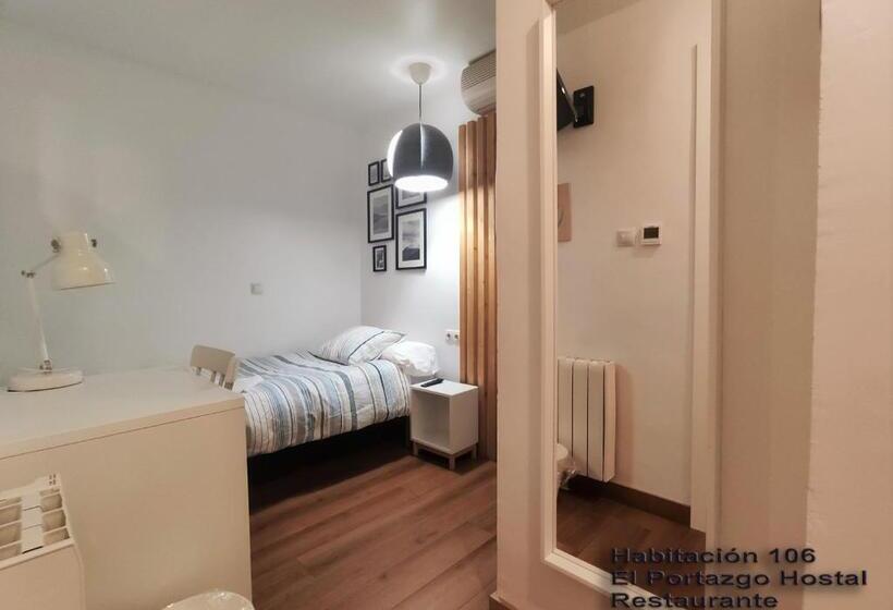 スタンダードシングルルーム, El Portazgo Restaurante Hostal La Cisterniga
