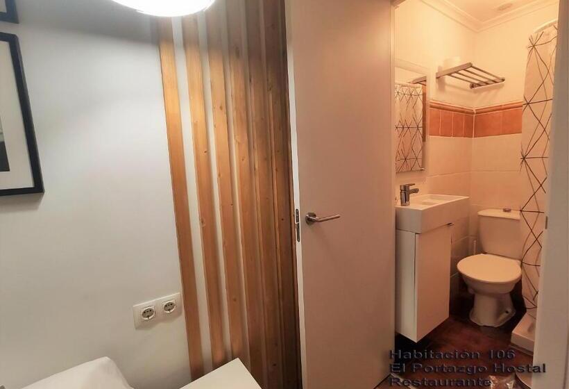 スタンダードシングルルーム, El Portazgo Restaurante Hostal La Cisterniga