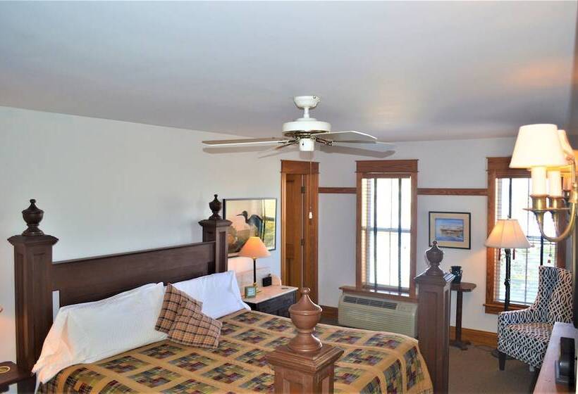 独立房间带夫妻标准床, Roanoke Island Inn