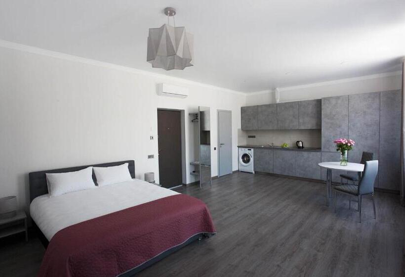 带1个卧室的带阳台的公寓, Aparthotel Sumskaya Apartments