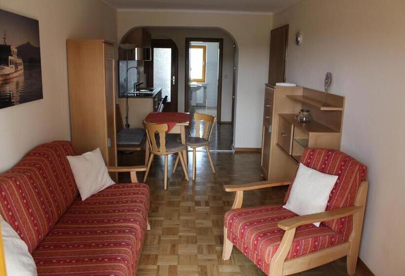 1 Sovrums Lägenhet Trädgårdutsikt, Seemannhof