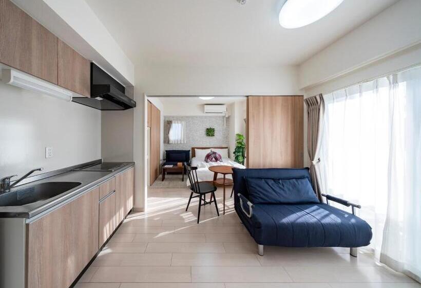 Апартаменты Deluxe 1 Спальня, Meet Me Umeda Nishi