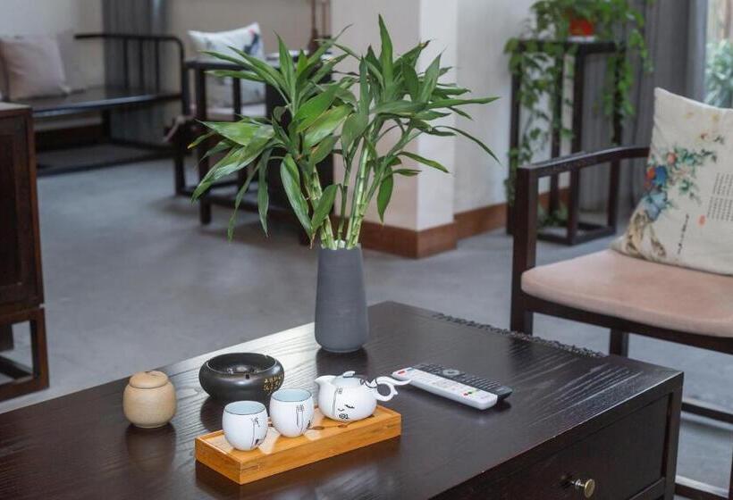 Büyük Çift Kişilik Yataklı Delüks Oda, Tingjian Musu Private Soup Design Homestay   South Gate Of Wuzhen Xizha Scenic Area