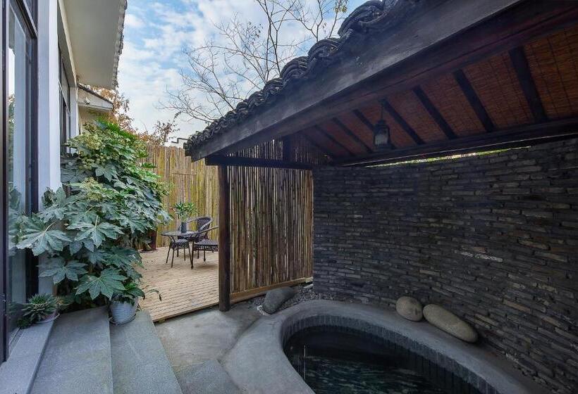 Büyük Çift Kişilik Yataklı Delüks Oda, Tingjian Musu Private Soup Design Homestay   South Gate Of Wuzhen Xizha Scenic Area