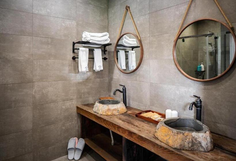 Büyük Çift Kişilik Yataklı Standart Oda, Tingjian Musu Private Soup Design Homestay   South Gate Of Wuzhen Xizha Scenic Area