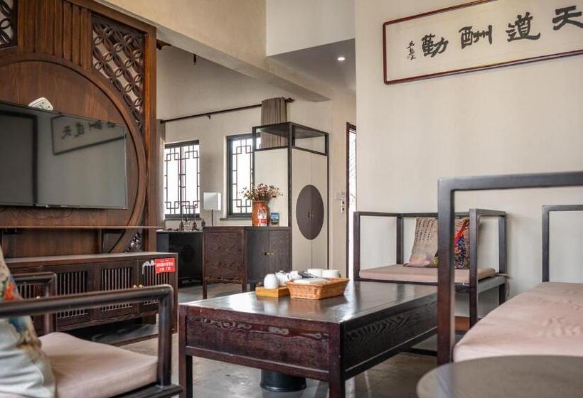 Стандартный Номер Кровать Кинг, Tingjian Musu Private Soup Design Homestay   South Gate Of Wuzhen Xizha Scenic Area