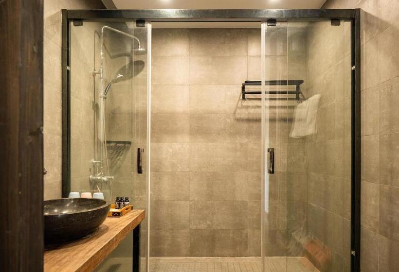 Dört Kişilik Delüks Oda, Tingjian Musu Private Soup Design Homestay   South Gate Of Wuzhen Xizha Scenic Area