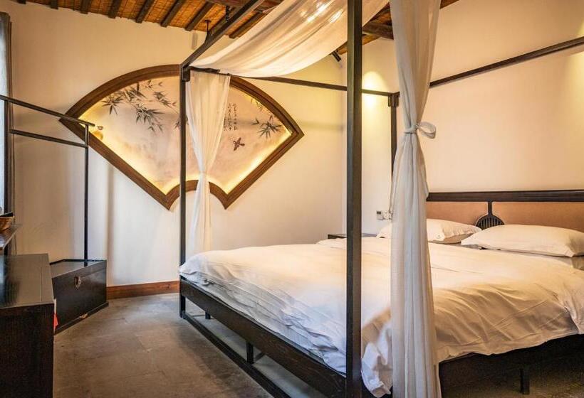 Dört Kişilik Delüks Oda, Tingjian Musu Private Soup Design Homestay   South Gate Of Wuzhen Xizha Scenic Area