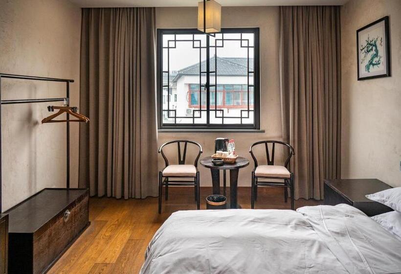 Delüks Oda, Tingjian Musu Private Soup Design Homestay   South Gate Of Wuzhen Xizha Scenic Area