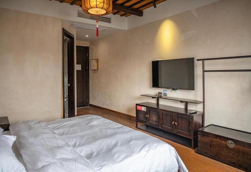 Delüks Oda, Tingjian Musu Private Soup Design Homestay   South Gate Of Wuzhen Xizha Scenic Area