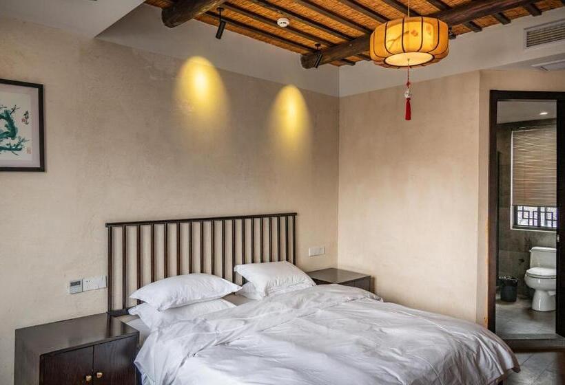 Delüks Oda, Tingjian Musu Private Soup Design Homestay   South Gate Of Wuzhen Xizha Scenic Area