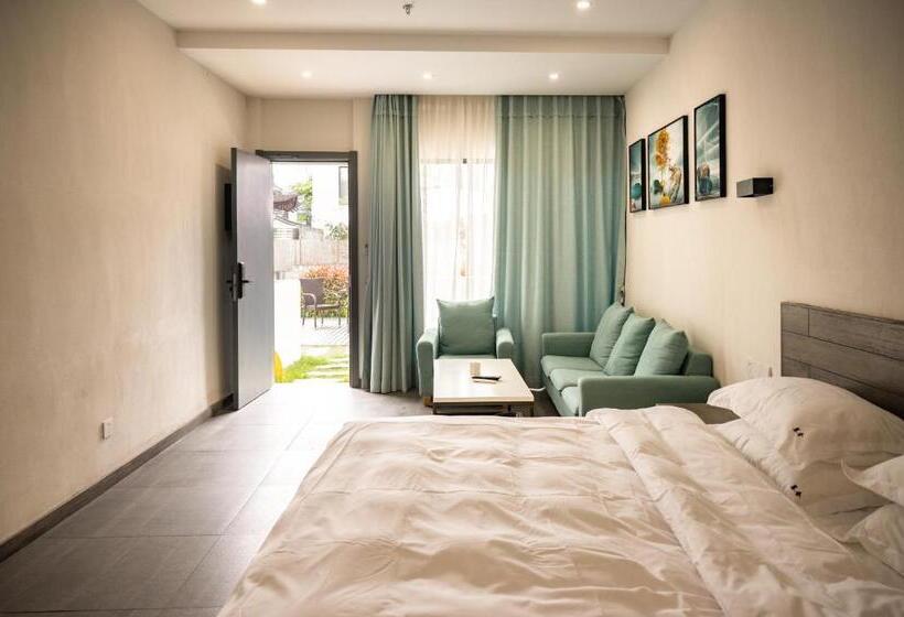 غرفة سوبيريور سرير كينج, Tingjian Musu Private Soup Design Homestay   South Gate Of Wuzhen Xizha Scenic Area