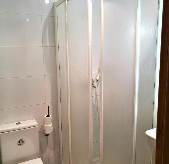 Standard room with outdoor bath, Pension Santiago