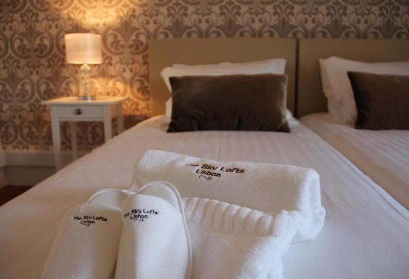 اتاق استاندارد با سرویس بهداشتی مشترک, The Sky Lofts Lisbon   Guesthouse