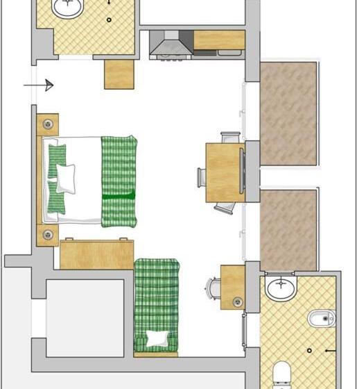 إستديو عائلى, Residence Bluadria