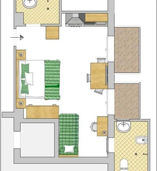 ファミリーステューディオ, Residence Bluadria