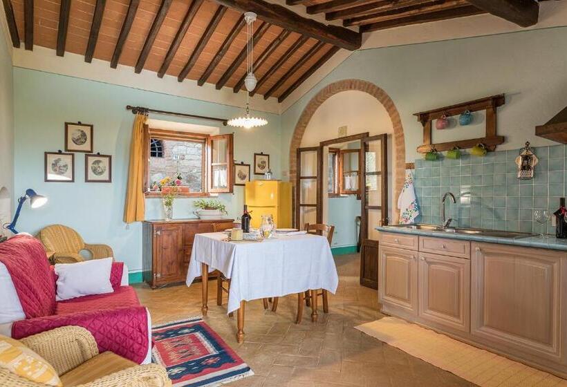 Апартаменты 1 Спальня Вид на Сад, Agriturismo Etrusco