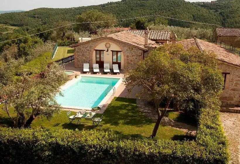 آپارتمان 1 خوابه با چشم‌انداز استخر, Agriturismo Ripaiani