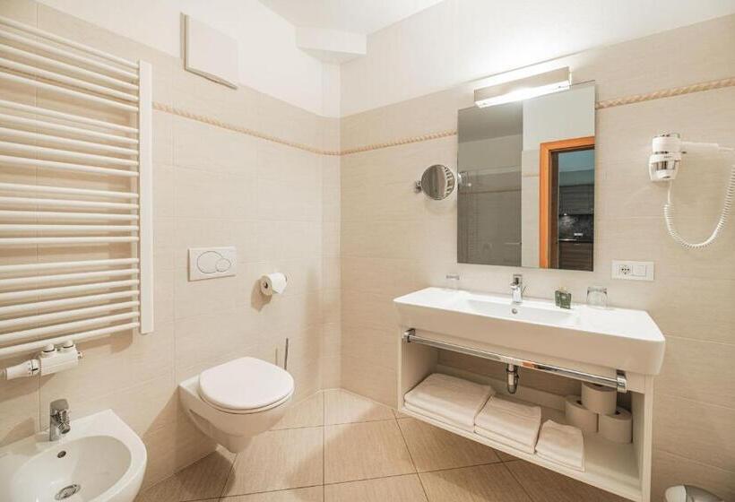 شقة غرفتين نوم مزودة بتراس, Chalet Residence Alpinflair