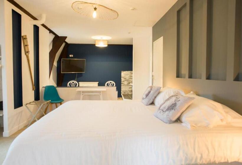 キングサイズベッドのデラックスルーム, Domaine De La Briandais, A Place Of Electromagnetic Sobriety