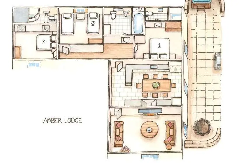 3ベッドルームハウス, Oakerthorpe Holiday Village