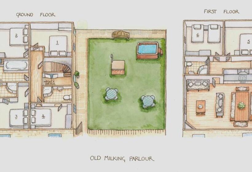 침실 1개 주택, Oakerthorpe Holiday Village