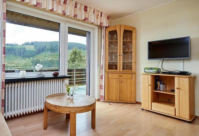 带1个卧室带观景的公寓, Pension Haus Am Einberg
