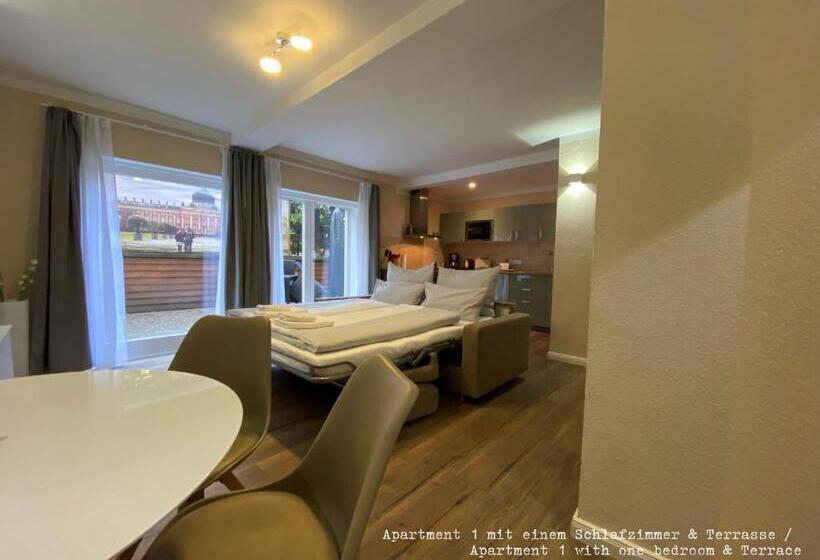 דירת חדר, Amaroo Gästehaus Potsdam “charlottenhof”