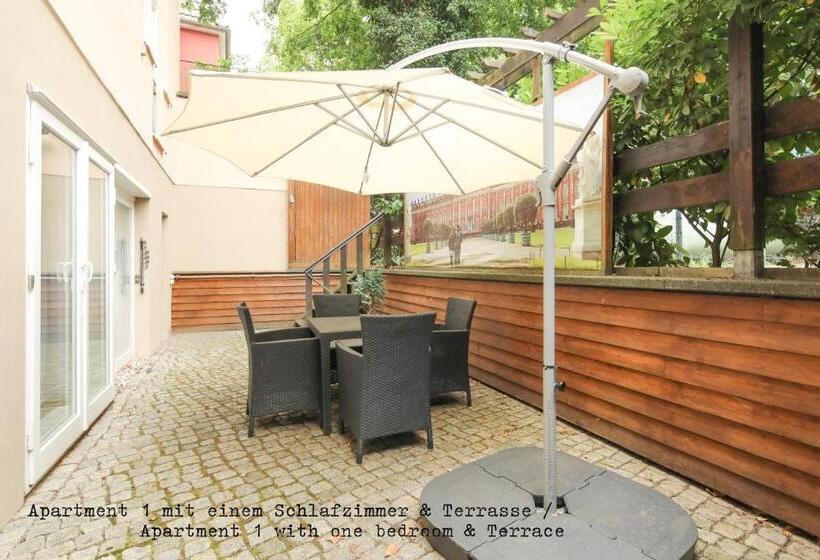 דירת חדר, Amaroo Gästehaus Potsdam “charlottenhof”