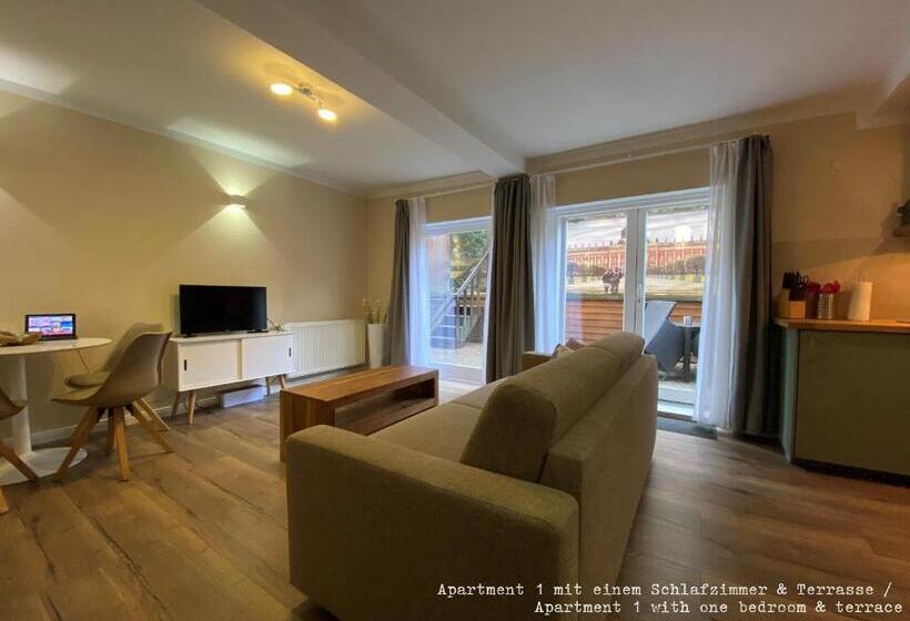 דירת חדר, Amaroo Gästehaus Potsdam “charlottenhof”