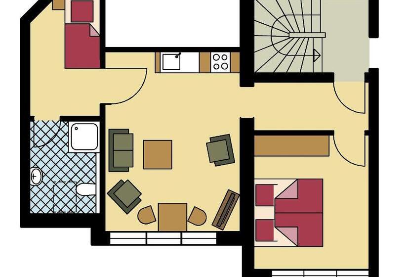 דירת חדר, Wein & Wohngut Paulushof