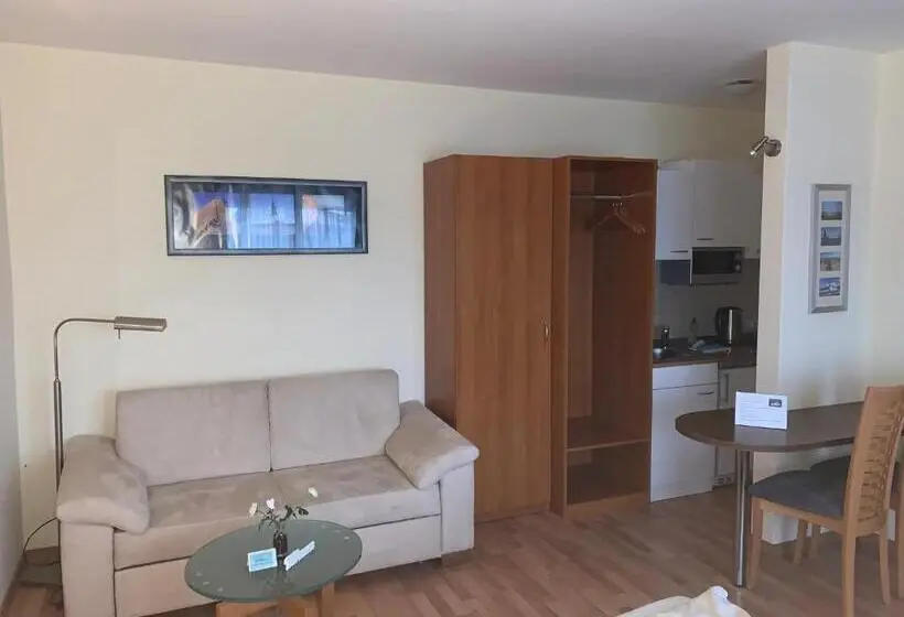 Huoneisto 1 Makuuhuone, Pension Appartementhaus Hus Möhlenbarg