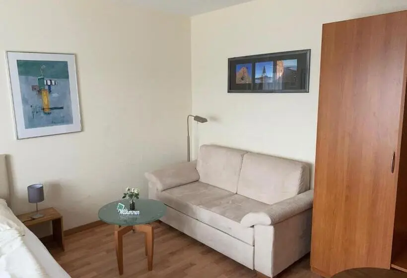 Huoneisto 1 Makuuhuone, Pension Appartementhaus Hus Möhlenbarg