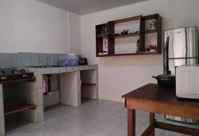 اتاق خانوادگی با چشمانداز باغ, Casita Happy Feet And Tours Corcovado