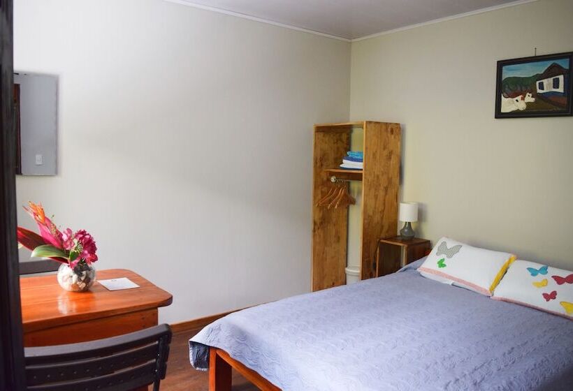 اتاق خانوادگی با چشمانداز باغ, Casita Happy Feet And Tours Corcovado