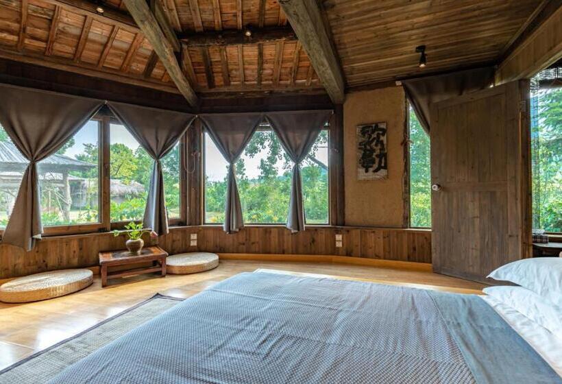 חדר סטנדרט נוף לגינה, Pig S Inn Bishan Oil Factory