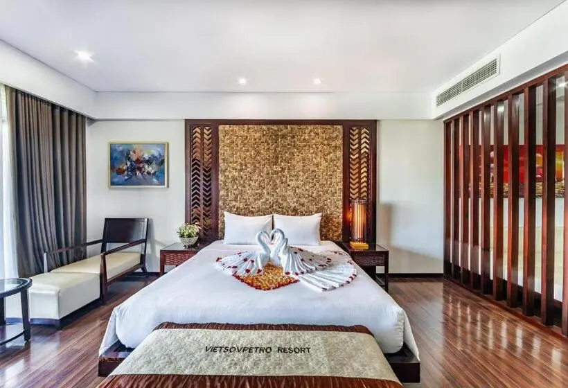 اتاق لوکس با چشم‌انداز باغ, Vietsovpetro Ho Tram Beach Resort & Spa