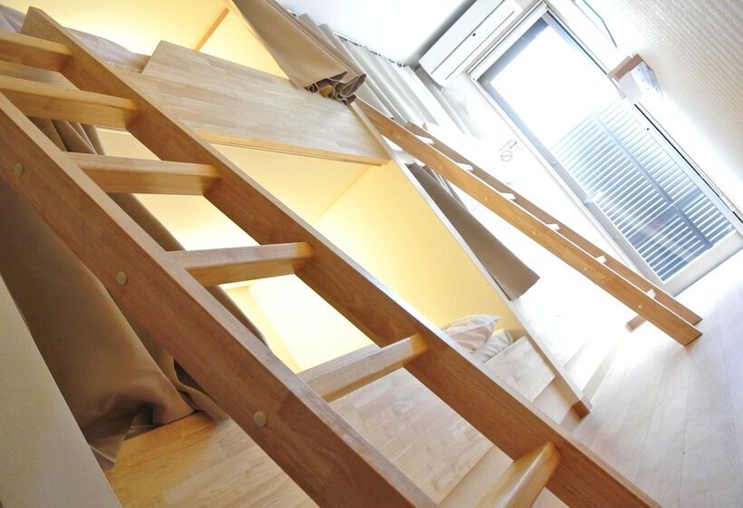 Кровать в Общей Комнате, Kyoto Tsukiusagi   Hostel