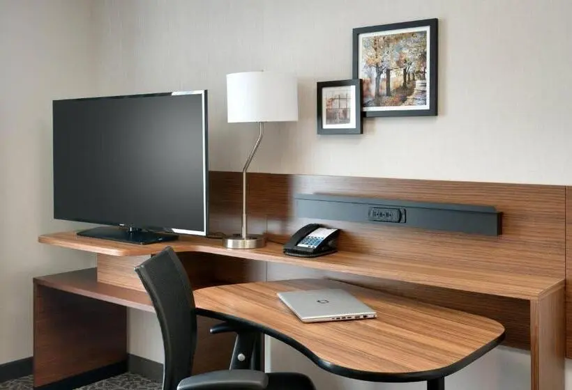キングサイズベッドのスタンダードルーム, Fairfield Inn & Suites By Marriott Springfield North