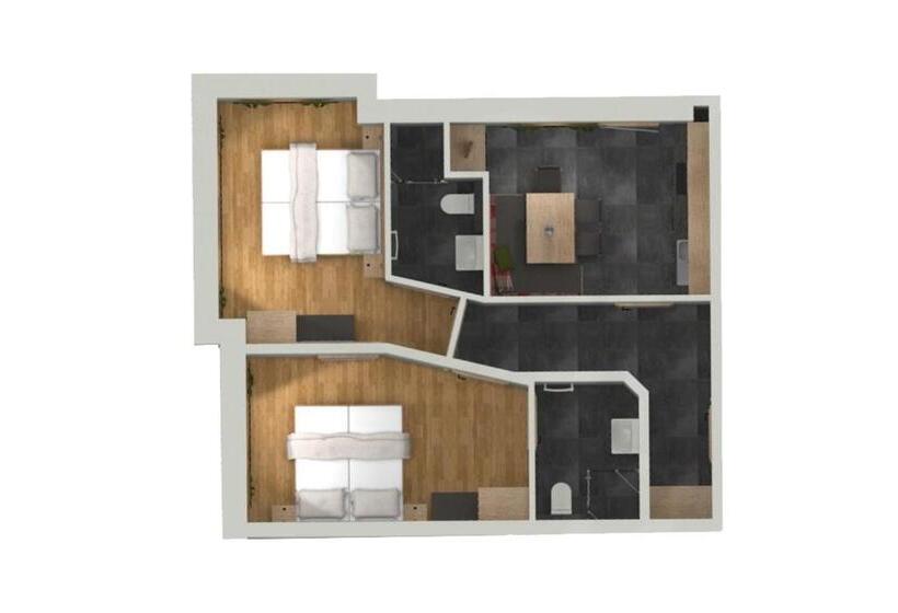 침실 2개 아파트, Lindlinghof