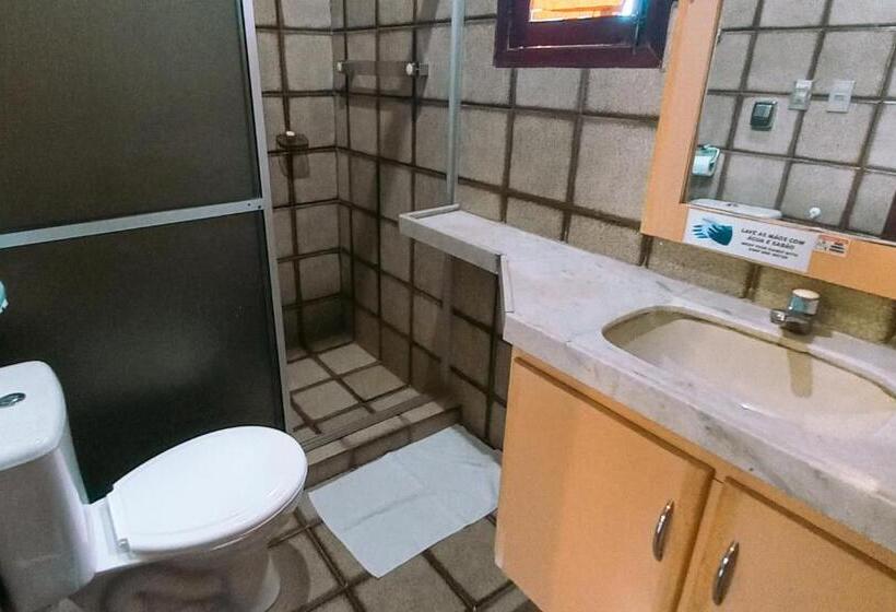 غرفة قياسية ثلاثية مزودة بشرفة, Pousada Casa Grande