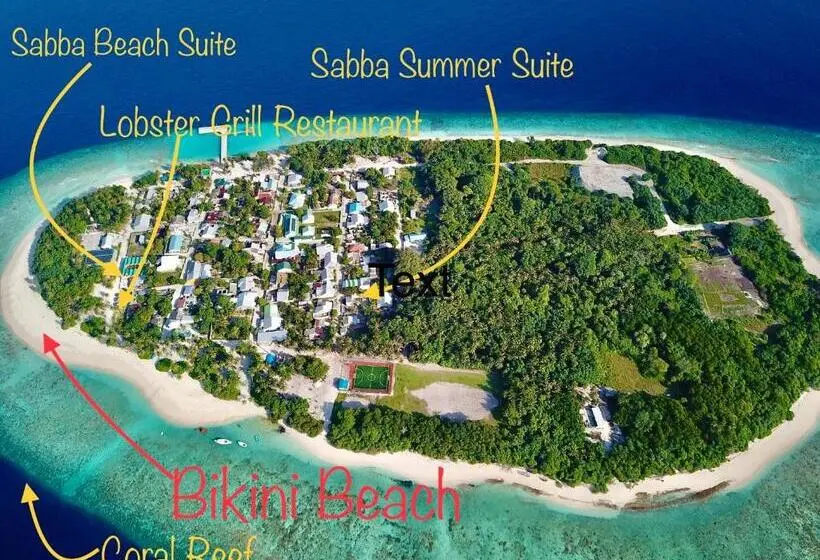 اتاق استاندارد با چشم‌انداز باغ, Sabba Summer Suite , Fodhdhoo