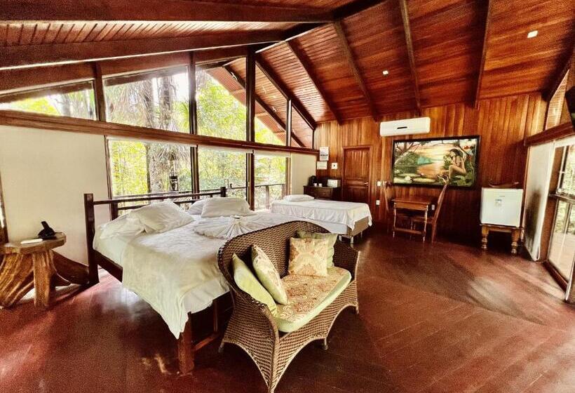 デラックスの４人部屋, Cirandeira Amazon World Ecoresort