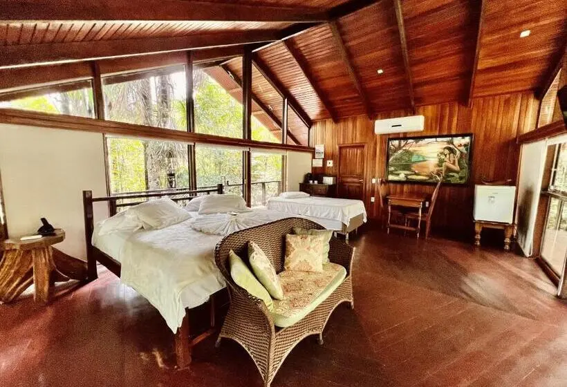 デラックスの４人部屋, Cirandeira Amazon World Ecoresort