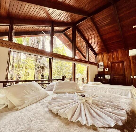 デラックスの４人部屋, Cirandeira Amazon World Ecoresort