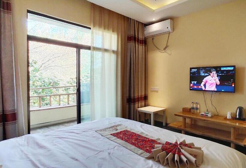 标准间带露台, Dunhuang Jinshe Times Inn