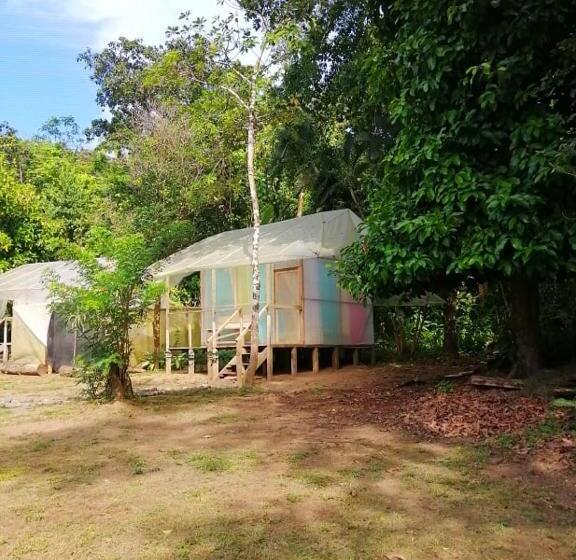 ویلای استاندارد با چشمانداز باغ, Life For Life Hostel Drake Bay Home Of Sea Turtle Marine Conservation Project Osa Peninsula Near San