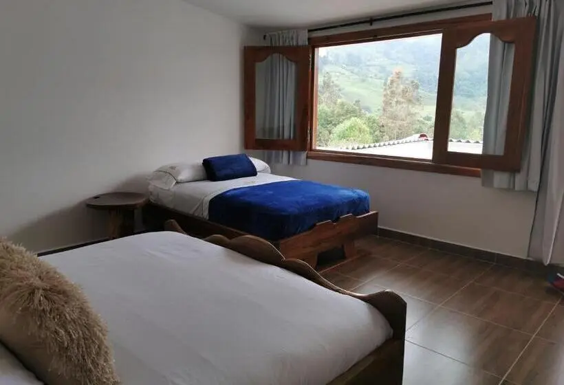 اتاق خانوادگی با چشمانداز کوه, Hospedaje Vista Hermosa Salento