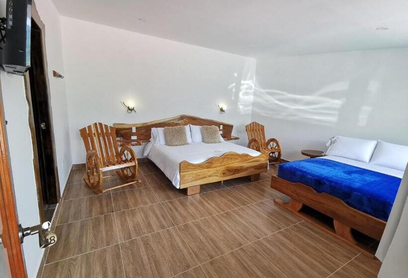 غرفة عائلية مطلّة علي الجبل, Hospedaje Vista Hermosa Salento
