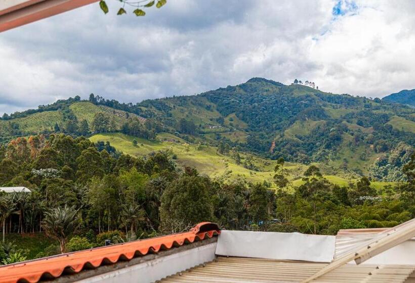 带按摩浴盆的套房, Hospedaje Vista Hermosa Salento